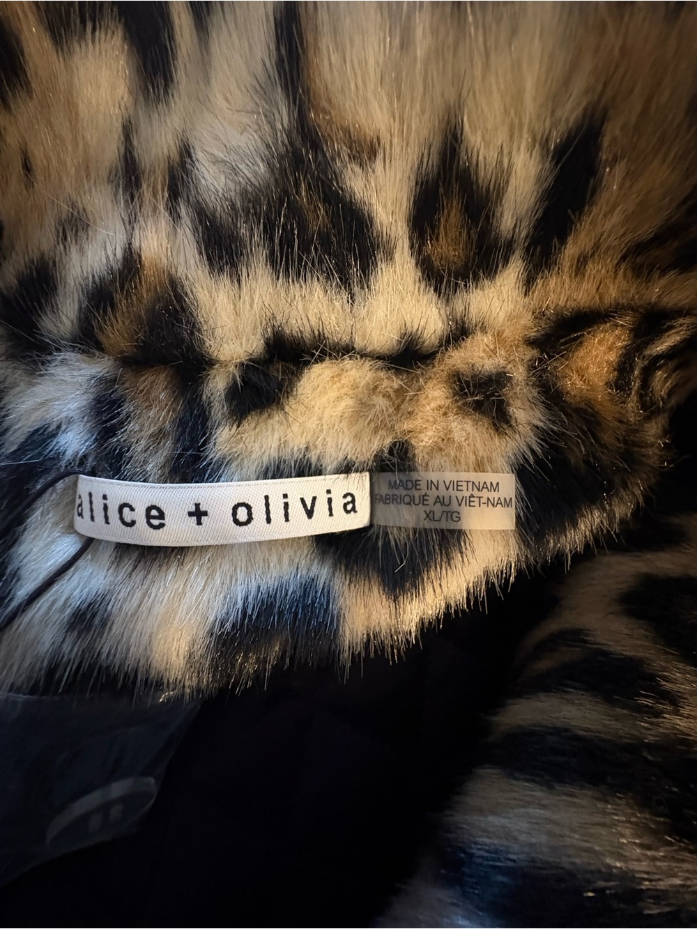 Alice + Olivia Leopard Print Faux Fur Jacket - Picture 3 of 6